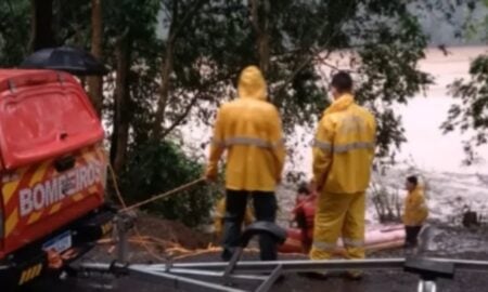 Coporo encontrado Rio do Peixe - Corpo de Bombeiros, Divulgação