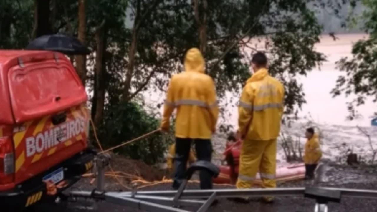 Coporo encontrado Rio do Peixe - Corpo de Bombeiros, Divulgação