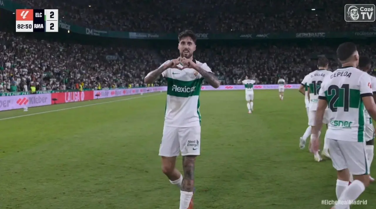 Elche empata com o Real Madrid - Reprodução / Cazé TV