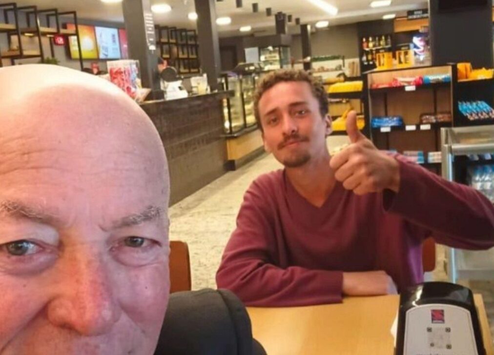 entregador é encontrado por funcionário de shopping em SC - Arquivo pessoal