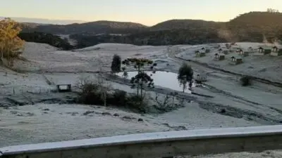 Frio Rio grande do Sul - Maria Leonize Velho/arquivo pessoal