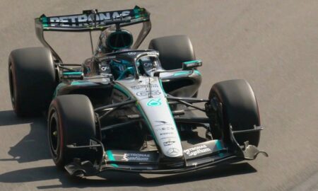 GP do Azerbaijão de Fórmula 1: Russell lidera 2º treino, e Bortoleto é 14º