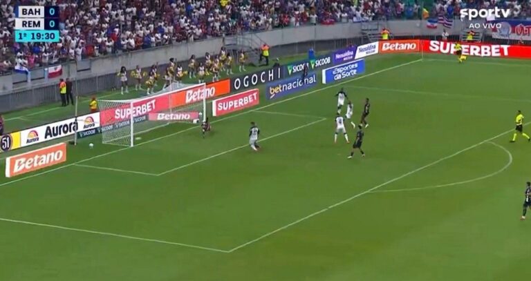 Gol Jean Lucas Bahia x Remo - Sportv