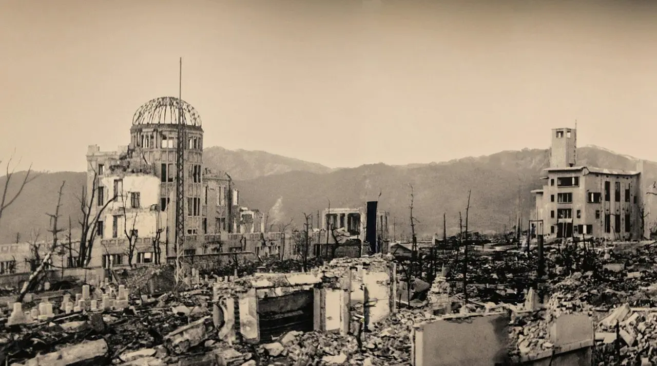 Hiroshima após o ataque com bomba - HildaWeges/ Istockphoto.com
