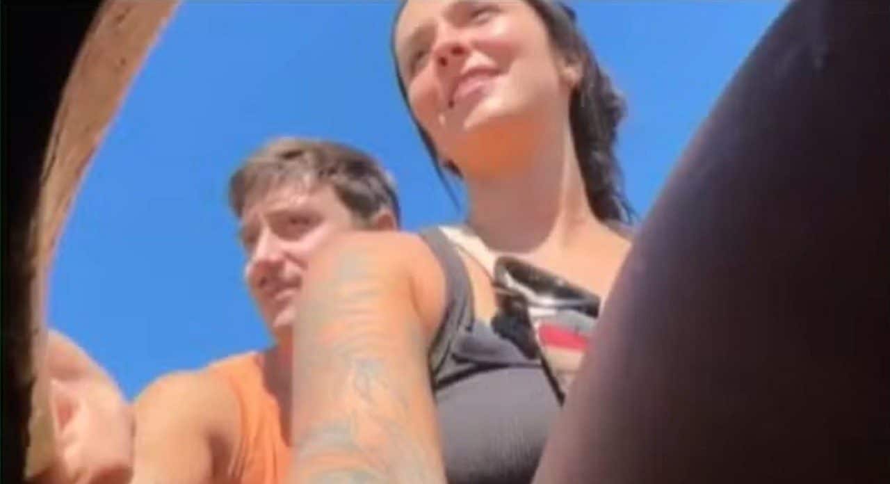 Imagens mostram últimos momentos de jovem antes de sair desacordada de montanha-russa no Hopi Hari - Reprodução/TV Globo