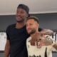 Jimmy Butler com Neymar no CT do Santos - Reprodução / Instagram