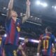 João Cancelo abre o placar para o Barcelona - Reprodução / Cazé TV