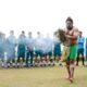 Jogadores da seleção brasileira são recebidos com cultura local em Townsville, na Austrália - Rafael Ribeiro / CBF