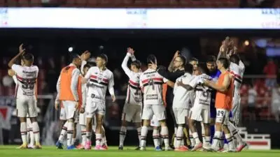 Jogadores do São Paulo - Rubens Chiri/SPFC