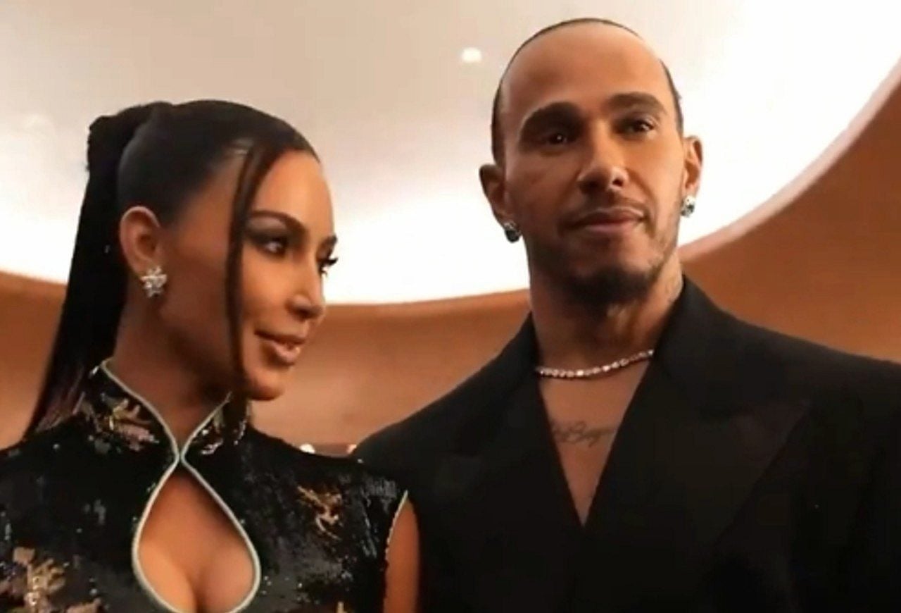 Kim Kardashian e Lewis Hamilton - reprodu&ccedil;&atilde;o