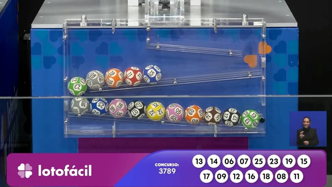 Lotofácil 3789 - Reprodução