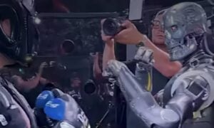 Luta de MMA entre YouTuber e robô - Reprodução/YouTube
