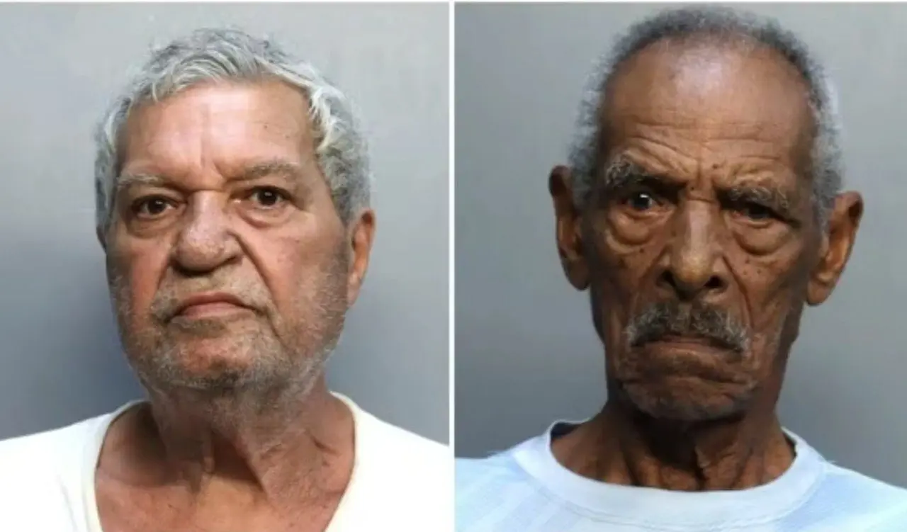 Magdaleno Medina e César Valdés - Arquivo do condado de Miami-Dade