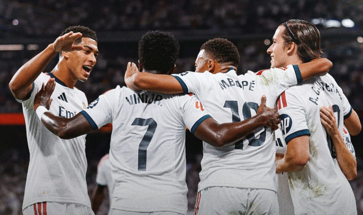 Mbappé em Real Madrid x Rayo Vallecano pela LaLiga - X