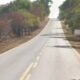 Menino foi encontrado andando pela MG-181, em Brasilândia de Minas - Google Street View