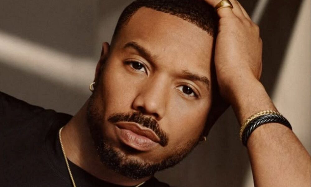 Michael B. Jordan poses in a bathtub for new Vogue shoot