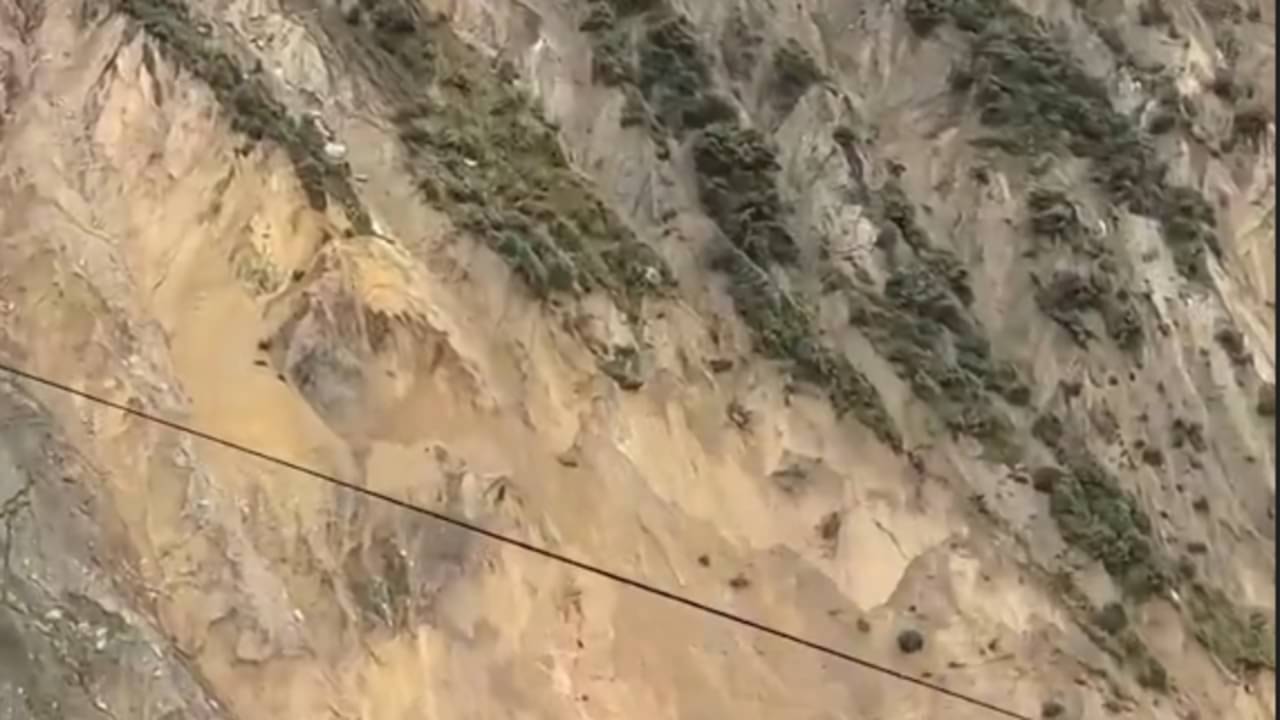 montanha do Nepal desabando - Reprodução