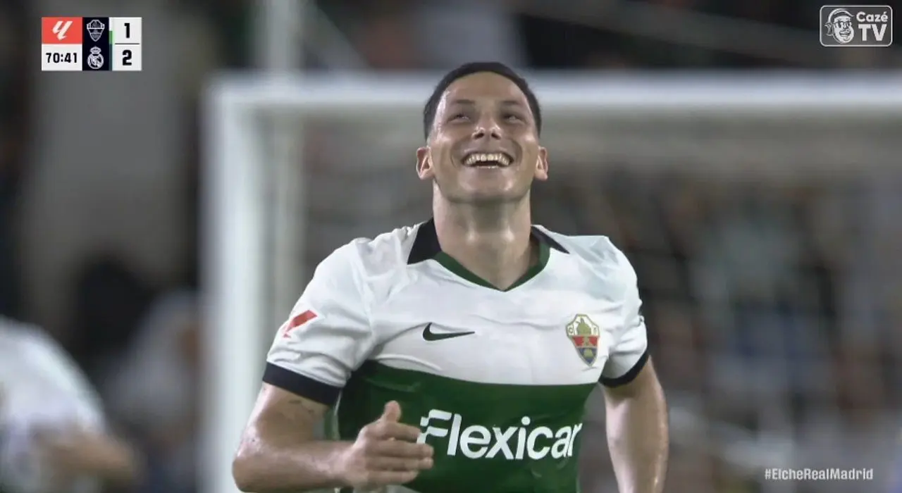 Osorio diminui para o Elche - Reprodução / Cazé TV
