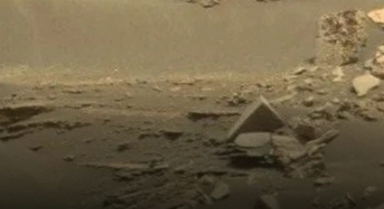 "pirâmide" em Marte - Divulgação Nasa