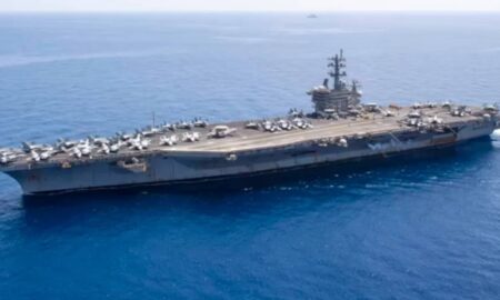 porta-aviões USS Dwight D. Eisenhower - Reprodução / Marinha dos EUA
