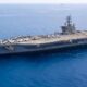 porta-aviões USS Dwight D. Eisenhower - Reprodução / Marinha dos EUA