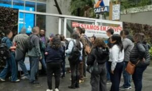 Protesto Caixa - Sindicato dos Bancários/Reprodução