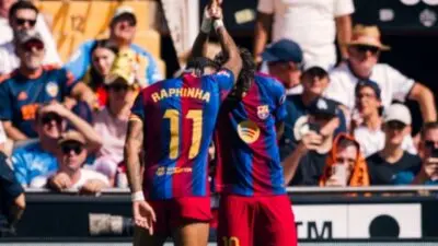 Raphinha e Lamine Yamal - X/CBarcelona