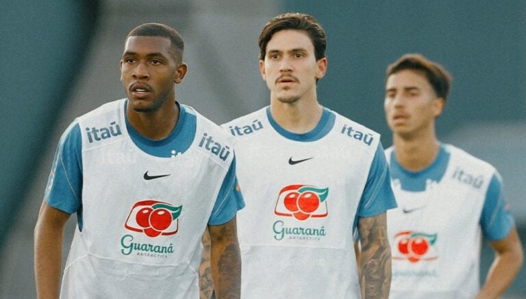Rayan e Pedro na Seleção Brasileira - Rafael Ribeiro / CBF