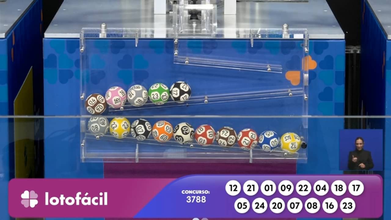 Resultado da Lotofácil 3788 - Reprodução