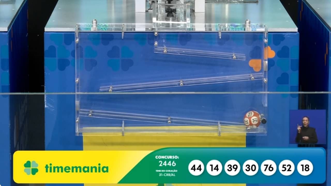 Resultado da Timemania 2446 - Reprodução