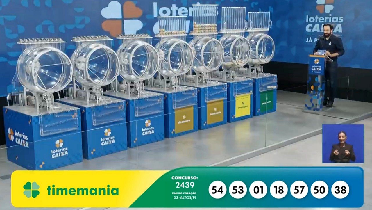 Caixa sorteia R$ 12,5 milhões no concurso 2439 da Timemania