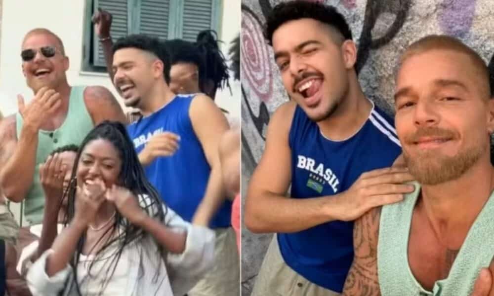 Ricky Martin e Pedro Sampaio gravam clipe no Rio de Janeiro; Instagram bombando nas redes