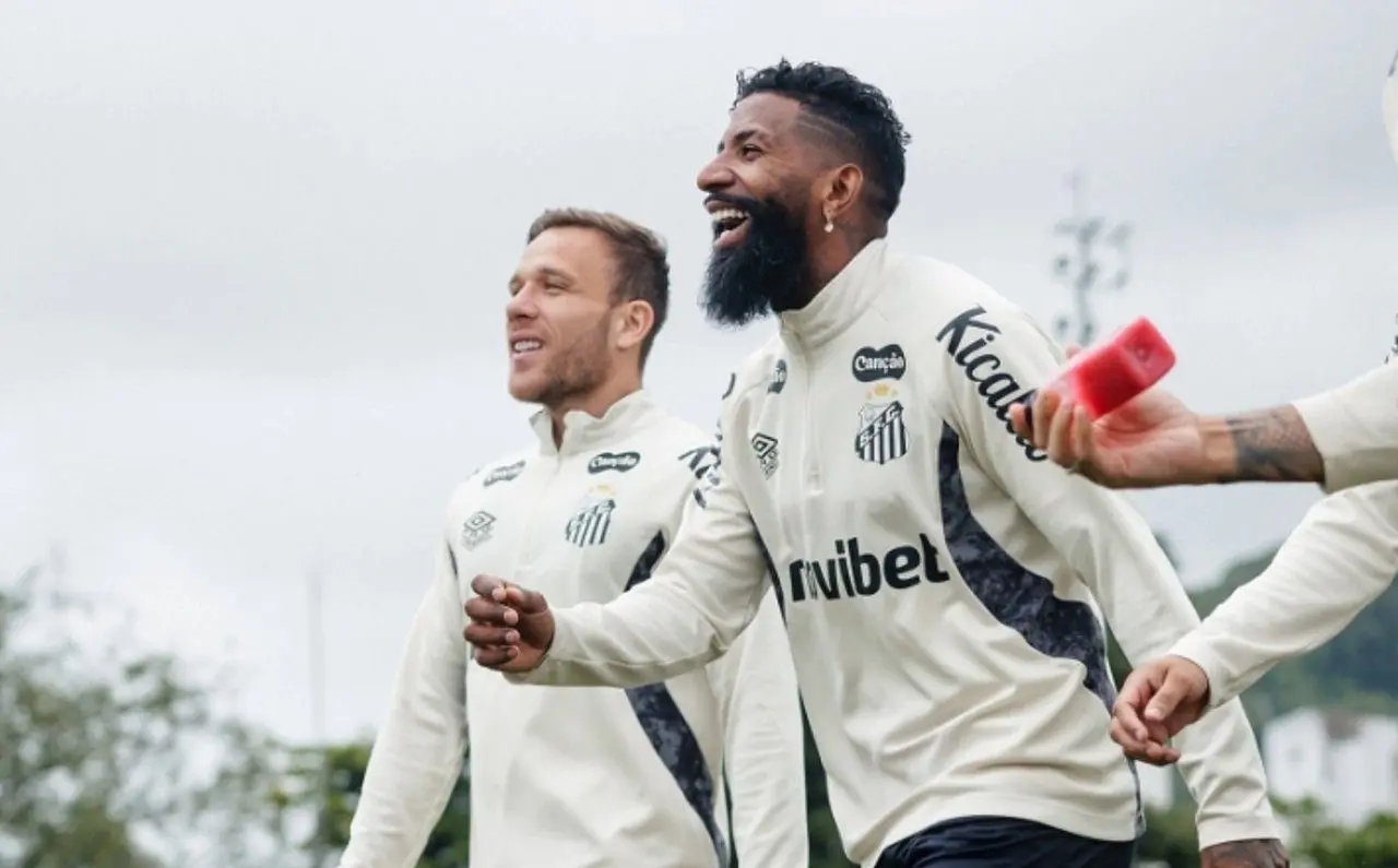 Rodinei e Arthur - X.com/ Santos