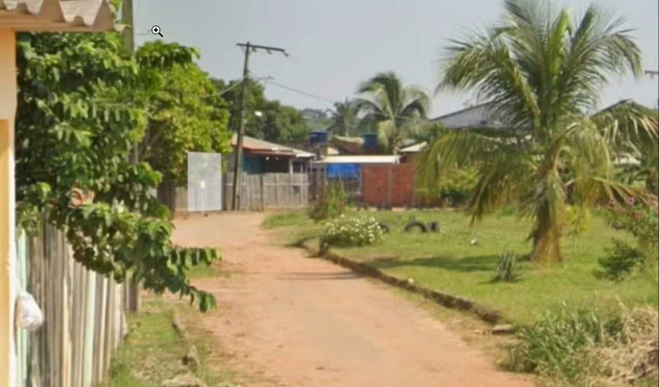 Rua do Atlético, no bairro Cidade Nova — Foto: Reprodução/Google Street View