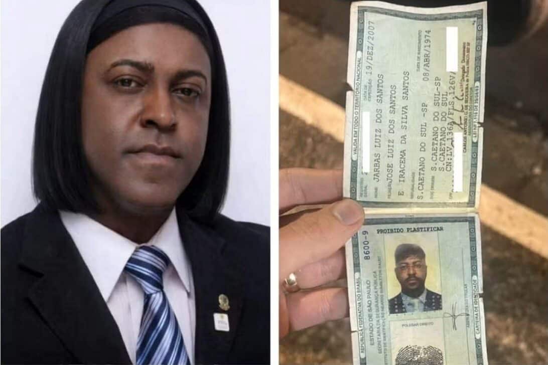Selmo dos Santos Pereira foi preso ao apresentar RG falso com o nome do juiz Jarbas Luiz dos Santos. — TV Globo