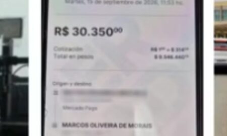 Torcedor do Boca paga R$ 30 em táxi - Reprodução