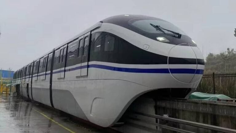 Trem da Linha 17-Ouro do Monotrilho, na Zona Sul de São Paulo - Divulgação/GESP