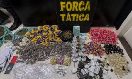 Trio é preso suspeito de tráfico com mais de 1,4 mil porções de drogas em Salto e Indaiatuba (SP) - Divulgação/Polícia Militar