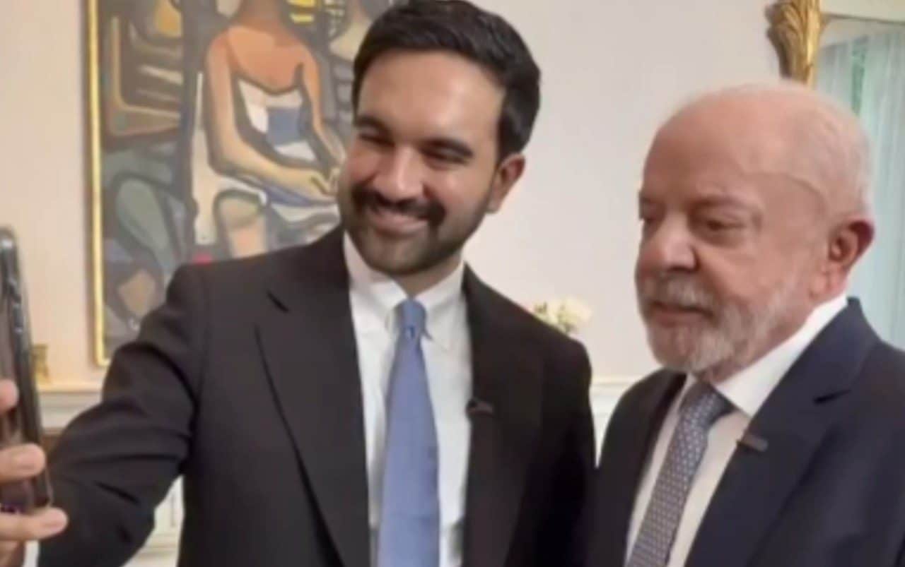 Zohran Mamdani e Luiz Inácio Lula da Silva - Reprodução/X