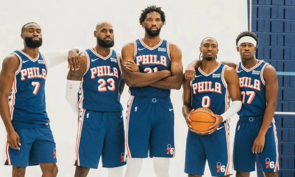 LeBron James estreia pelo Philadelphia 76ers na pré-temporada da NBA
