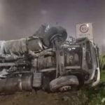 Acidente com três carretas na BR-376 - Divulgação/Redes sociais