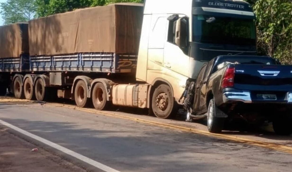 Acidente na BR-163 no Nortão - Reprodução