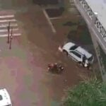 Alagamento na Av. Nove de Julho SP - Reprodução