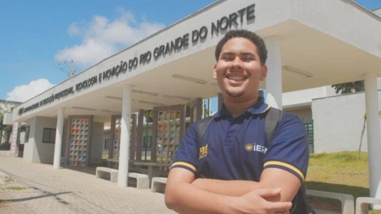 Aluno, Alcir Oliveira Araújo, de 17 anos - Divulgação/ MEC