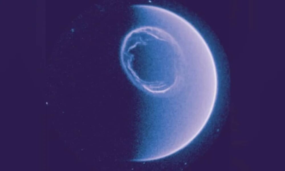 Aurora boreal en luz ultravioleta es captada desde el espacio por la sonda SMILE tras 18 años de pausa