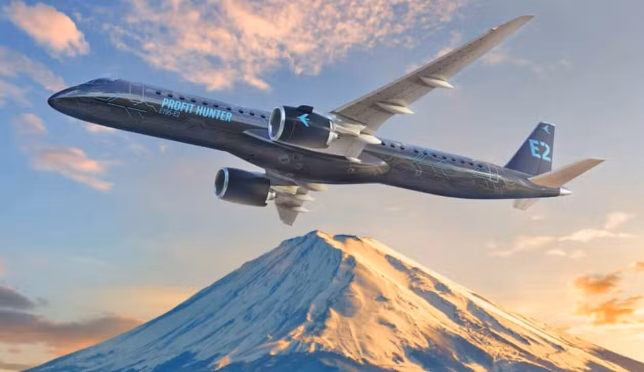 Avião da Embraer - Reprodução/Embraer
