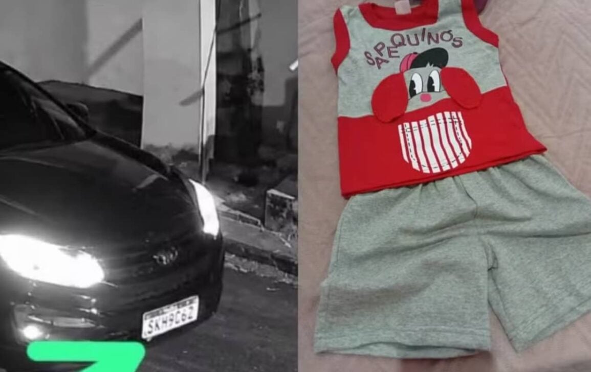 Bebê de 11 meses foi sequestrado por homem armado em praça na Bahia e encontrado em cabana de praia - Reprodução/Redes Sociais
