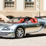 Bugatti restaurou o Veyron Grand Sport Vitesse com carroceria de alumínio polido - Divulgação