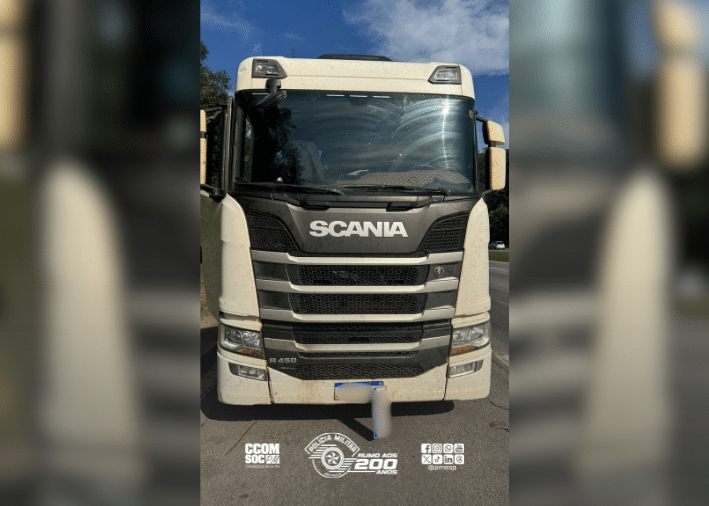 Polícia localiza caminhão roubado em Campinas e carreta em Itapevi após casal ser rendido e abandonado
