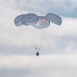 Cápsula Dragon, da SpaceX, - Reprodução/ NASA